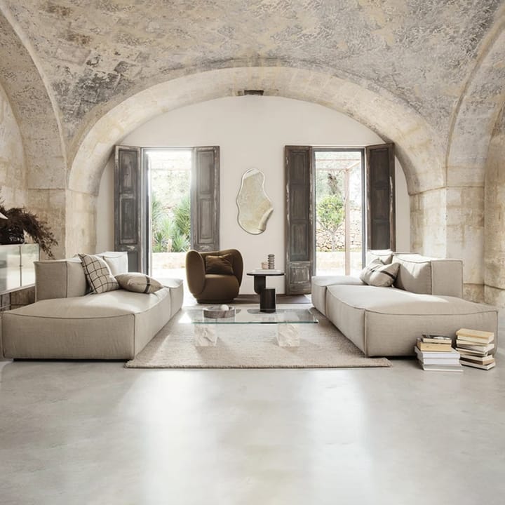 Mineral mesa de centro, Vidro, base em mármore Ferm Living
