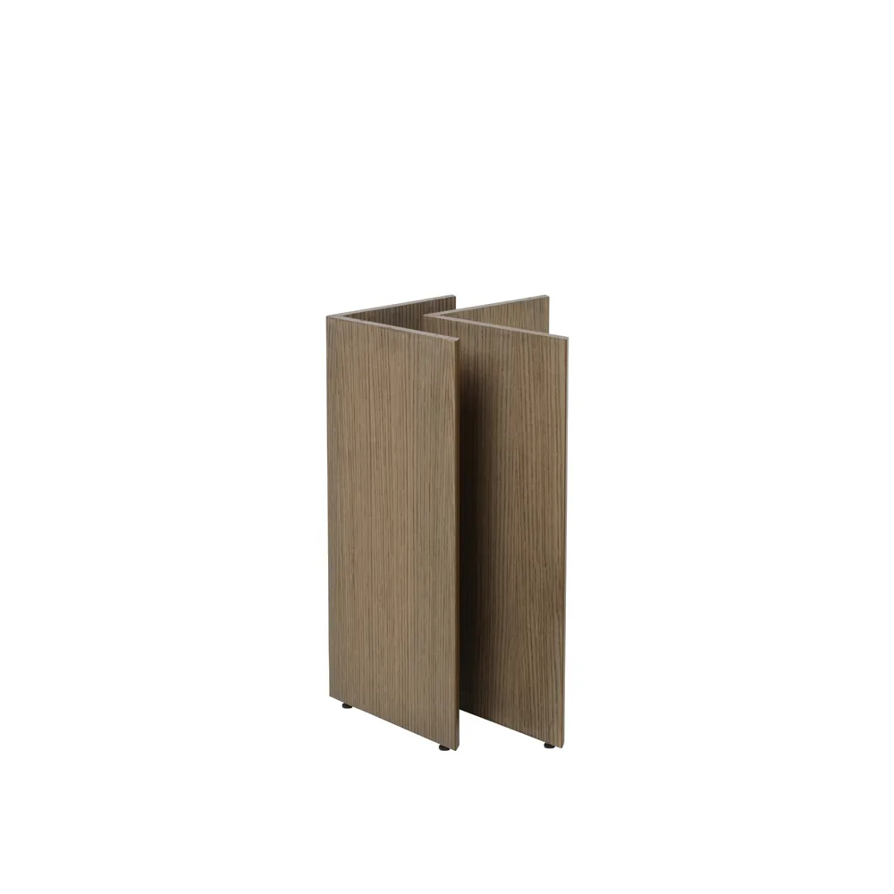 Mingle pés para mesa 2 un., Carvalho escuro manchado, w48 Ferm Living