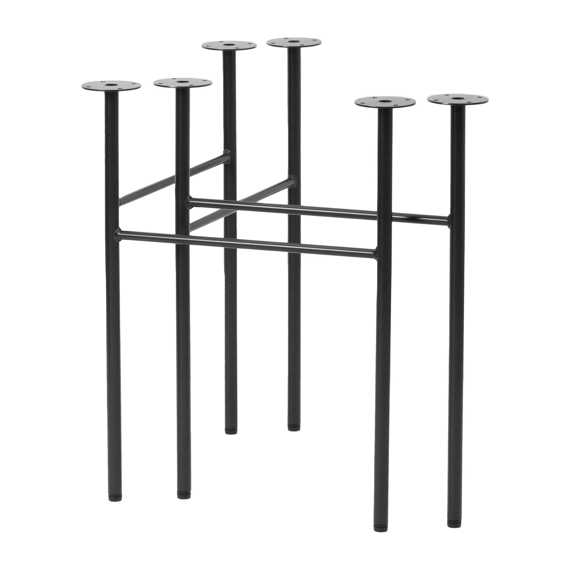 Mingle pés para mesa aço - 2 un., Preto 68 cm Ferm Living