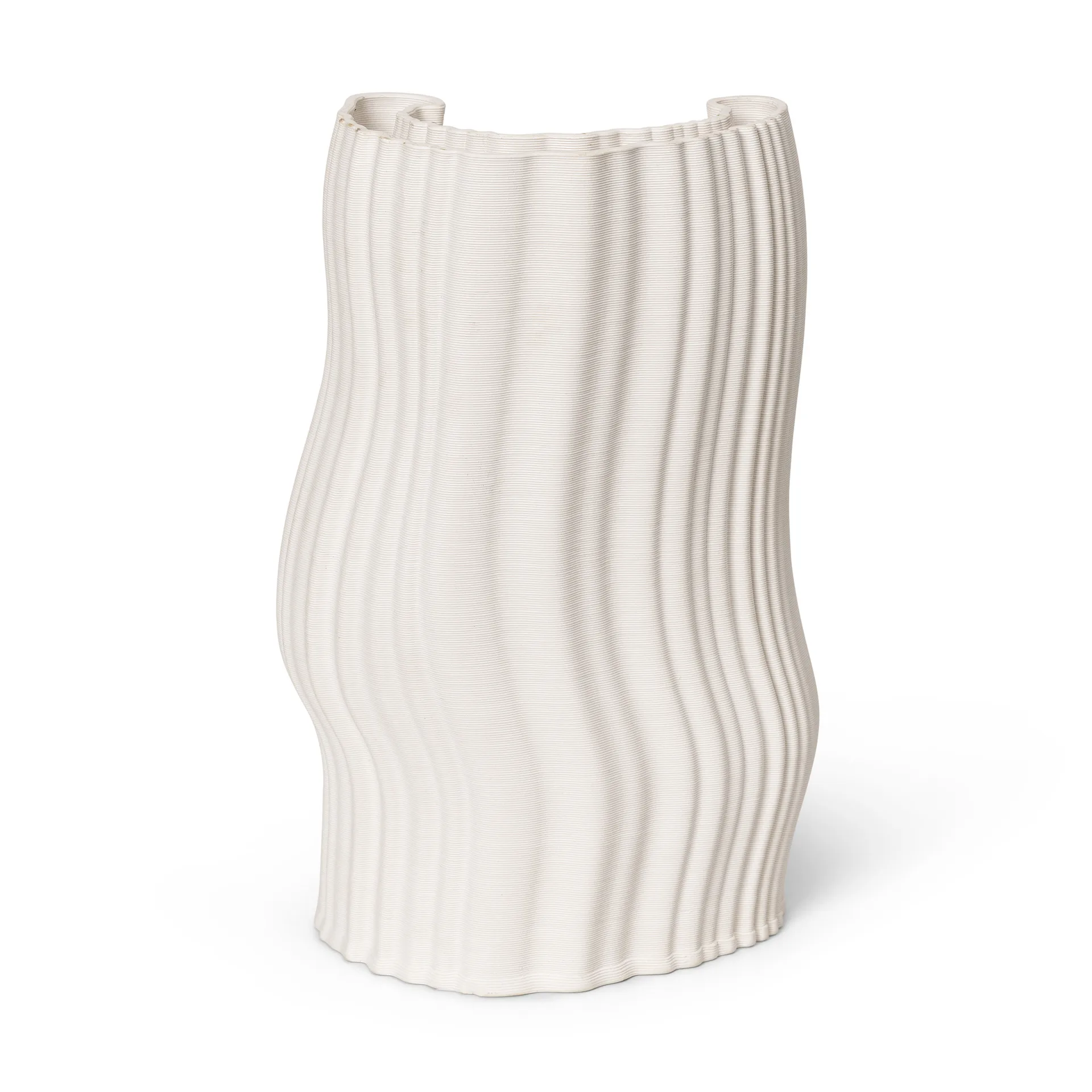 Moire vaso 19x30 cm, Off-white Ferm Living