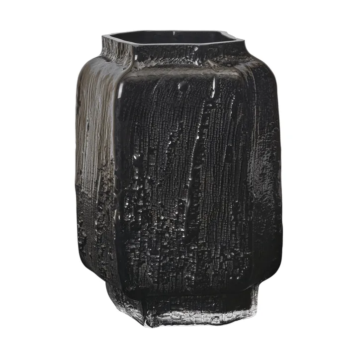 Mokuri vaso - Preto, 25 cm - Ferm Living
