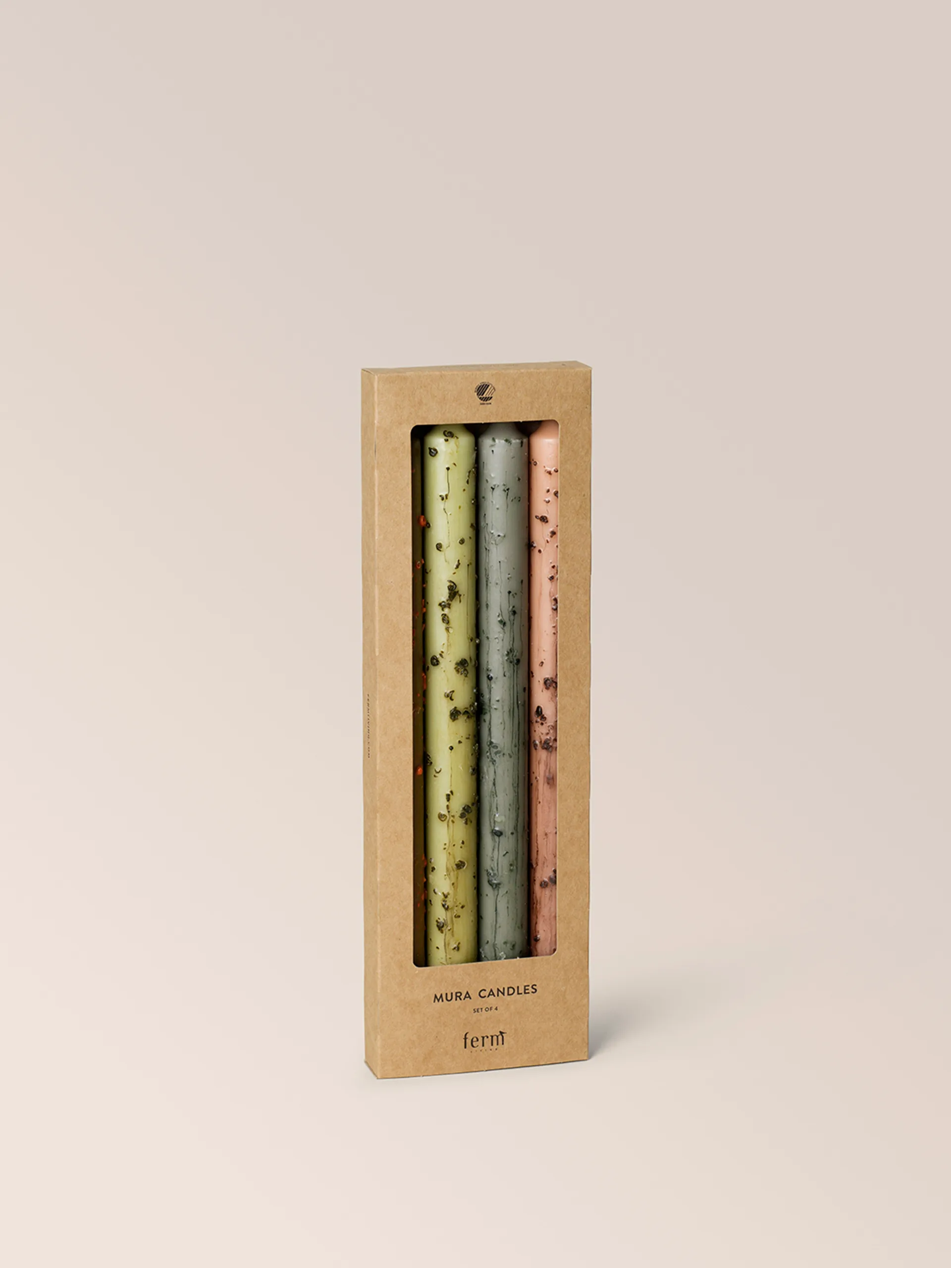 Mura velas  4 un., Multicolor Ferm Living