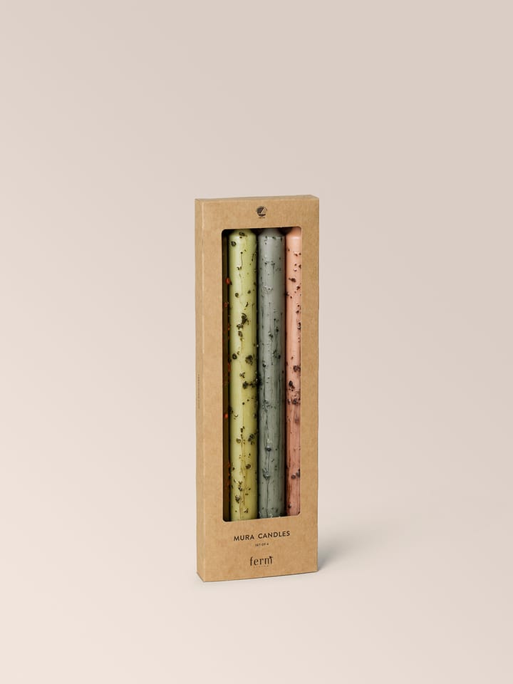 Mura velas  4 un., Multicolor Ferm Living