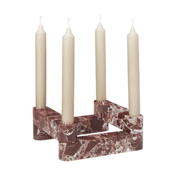 Newel modul suporte para velas 4 peças - Rosso - Ferm Living