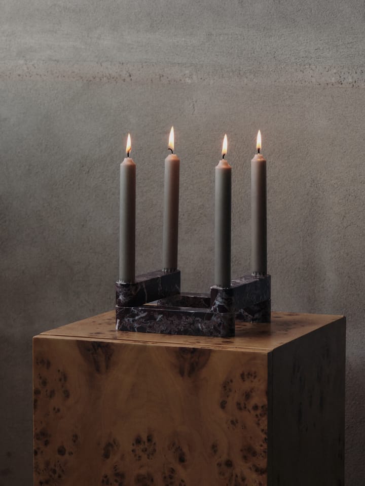 Newel modul suporte para velas 4 peças, Rosso Ferm Living