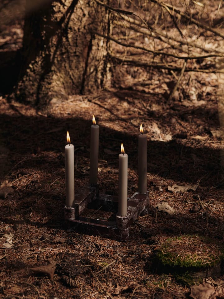 Newel modul suporte para velas 4 peças, Rosso Ferm Living