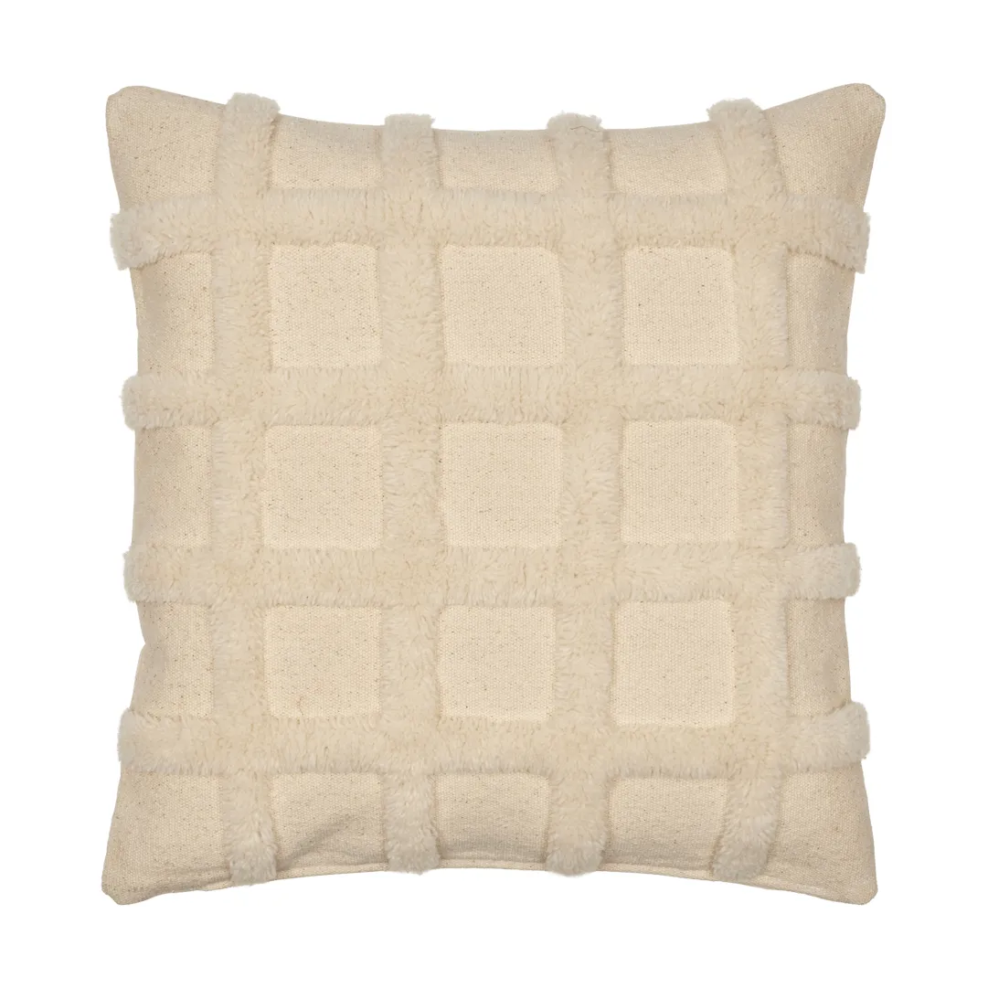 Norte grid almofada, Off white, 50x50 cm Ferm Living