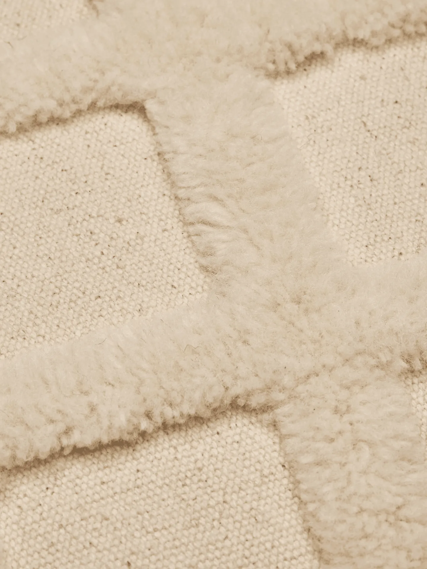 Norte grid almofada, Off white, 50x50 cm Ferm Living