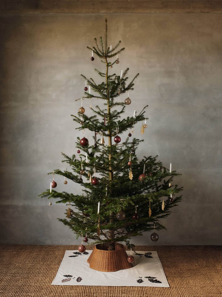 Oak leaf castiçal em forma de árvore de Natal 4 peças, Latão Ferm Living