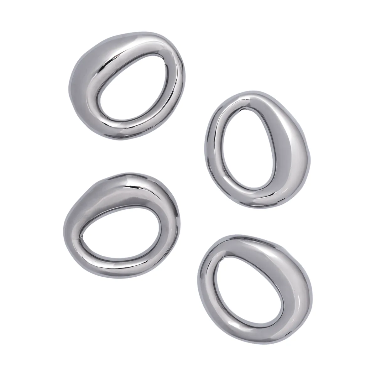 Orrith argola de guardanapo 4-pack, Prata Ferm Living