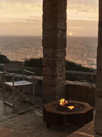 Otto fire pit lareira - Rust, Ø85,5x29 cm - Ferm Living