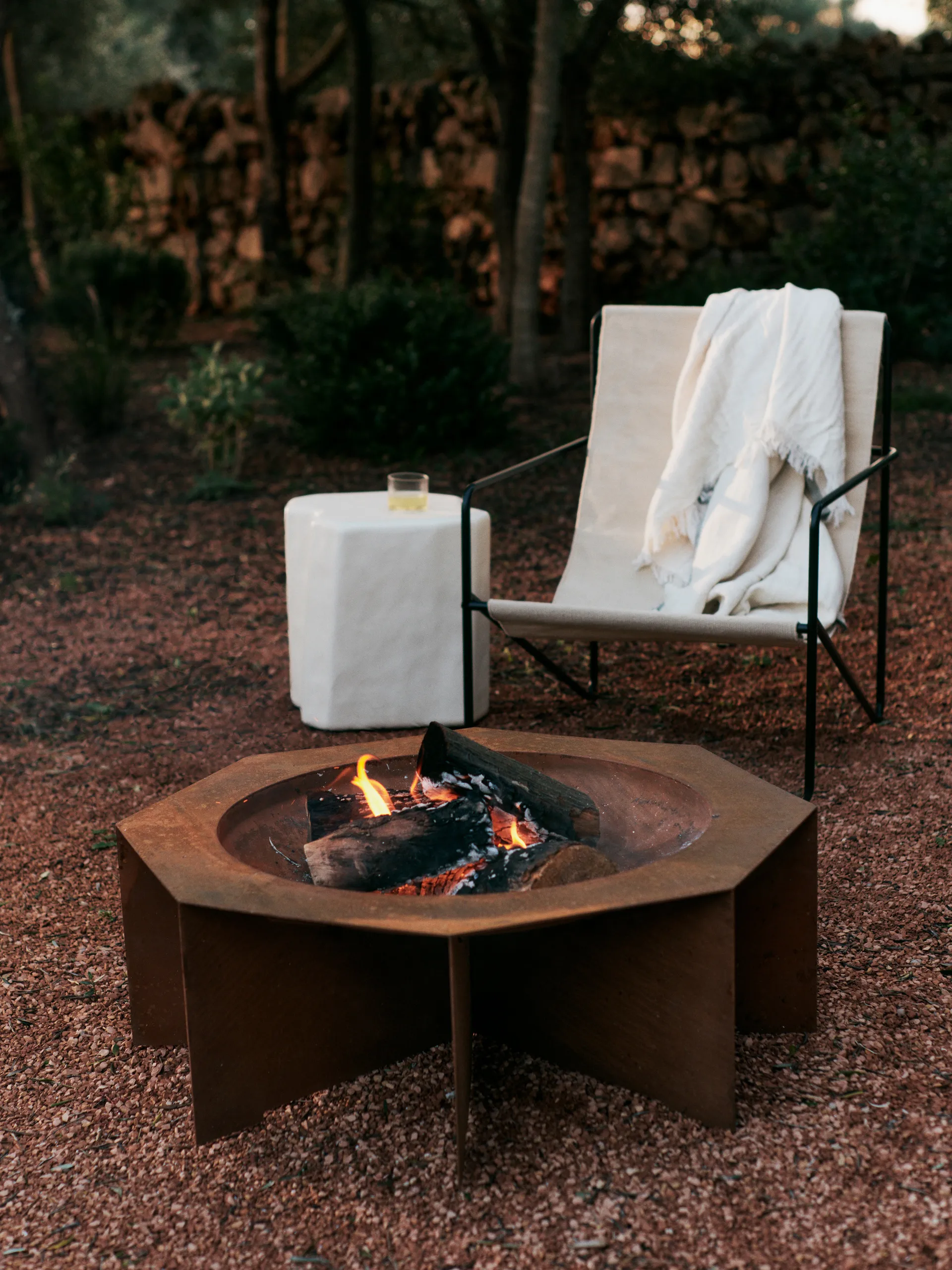 Otto fire pit lareira, Rust, Ø85,5x29 cm Ferm Living