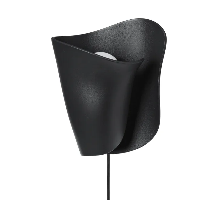 Oyster wall sconce aplique de parede - Black - Ferm Living