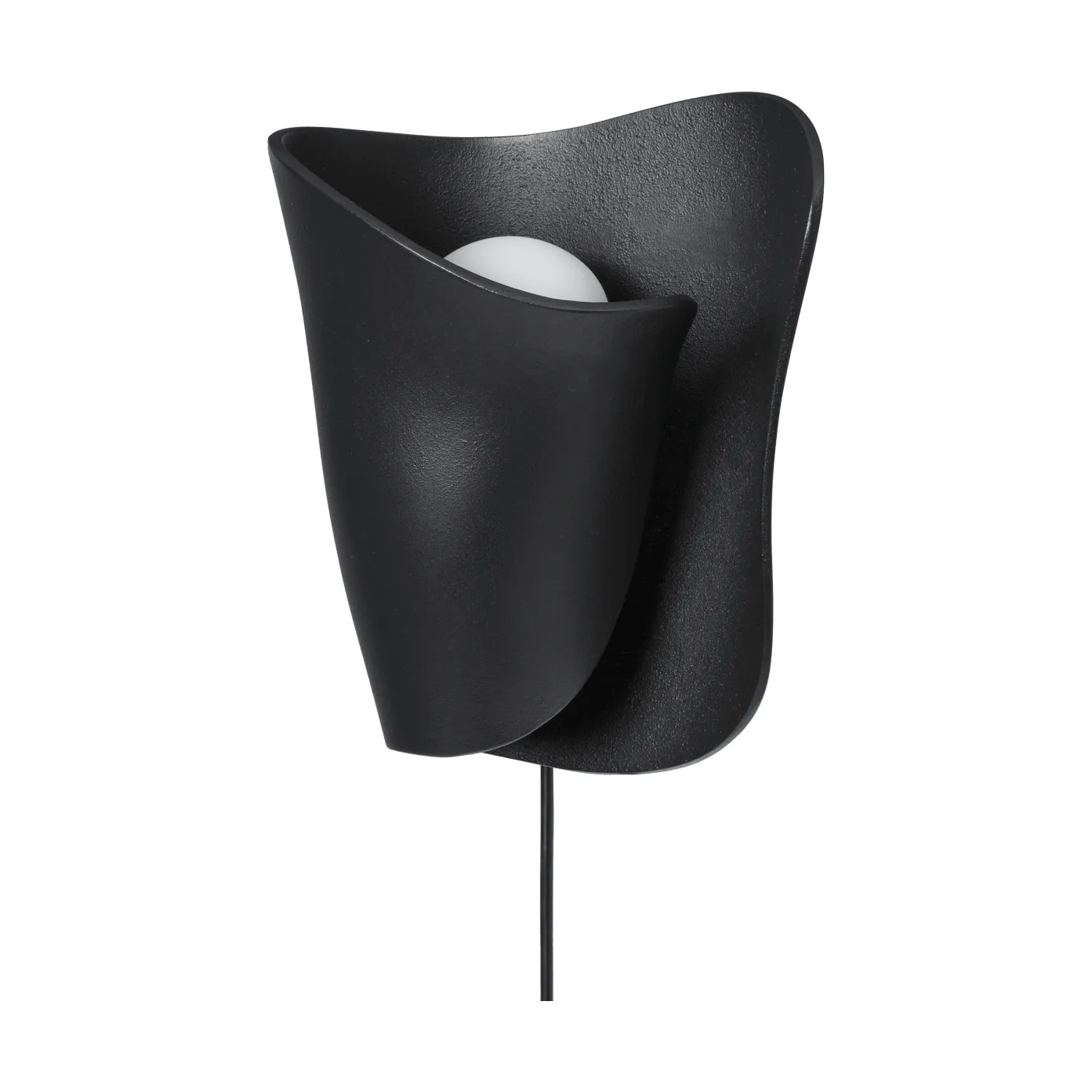 Oyster wall sconce aplique de parede, Black Ferm Living