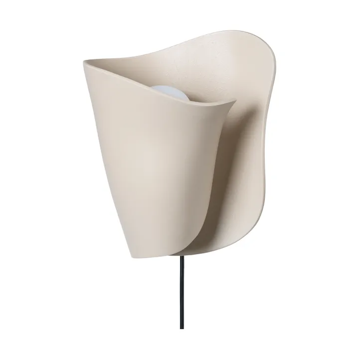Oyster wall sconce aplique de parede - Light cashmere - Ferm Living