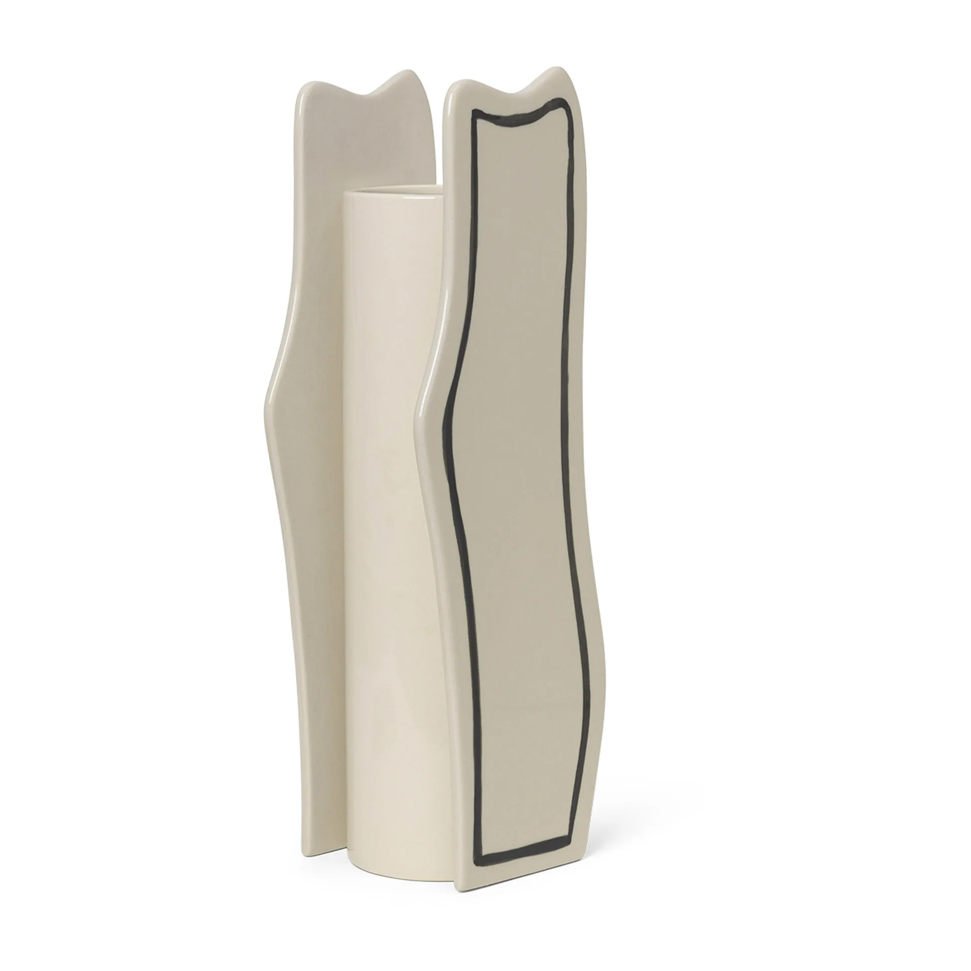 Paste vaso slim 35 cm, Off-white Ferm Living