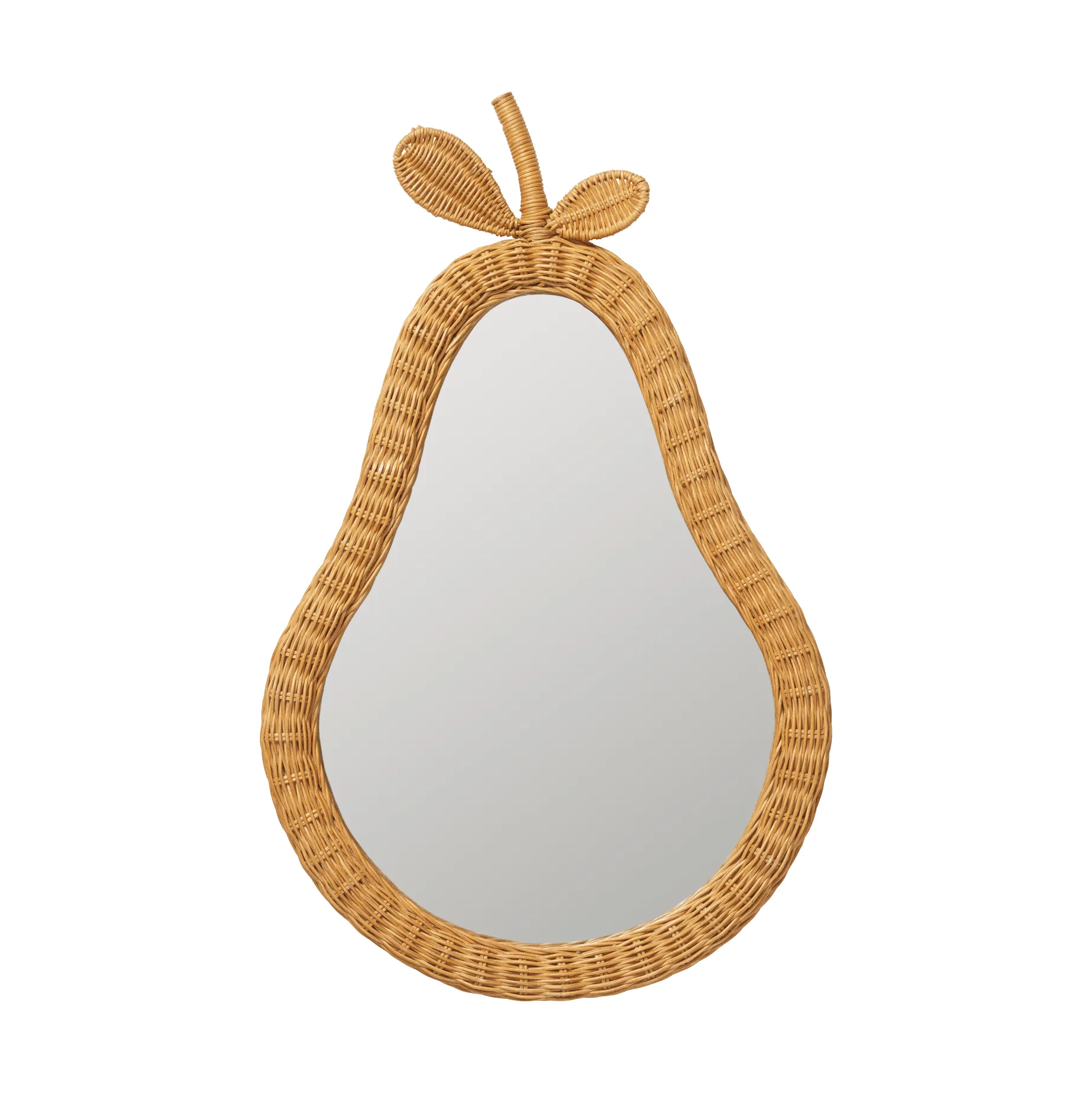 Pear espelho entrançado, Natural Ferm Living