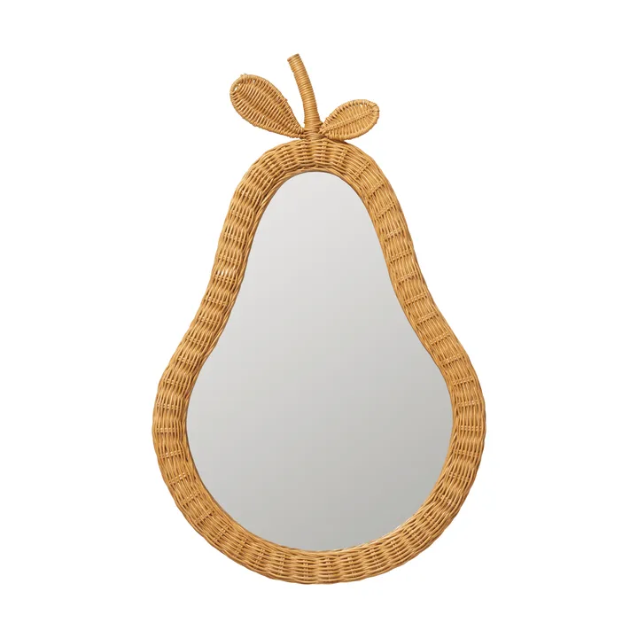 Pear espelho entrançado - Natural - Ferm Living