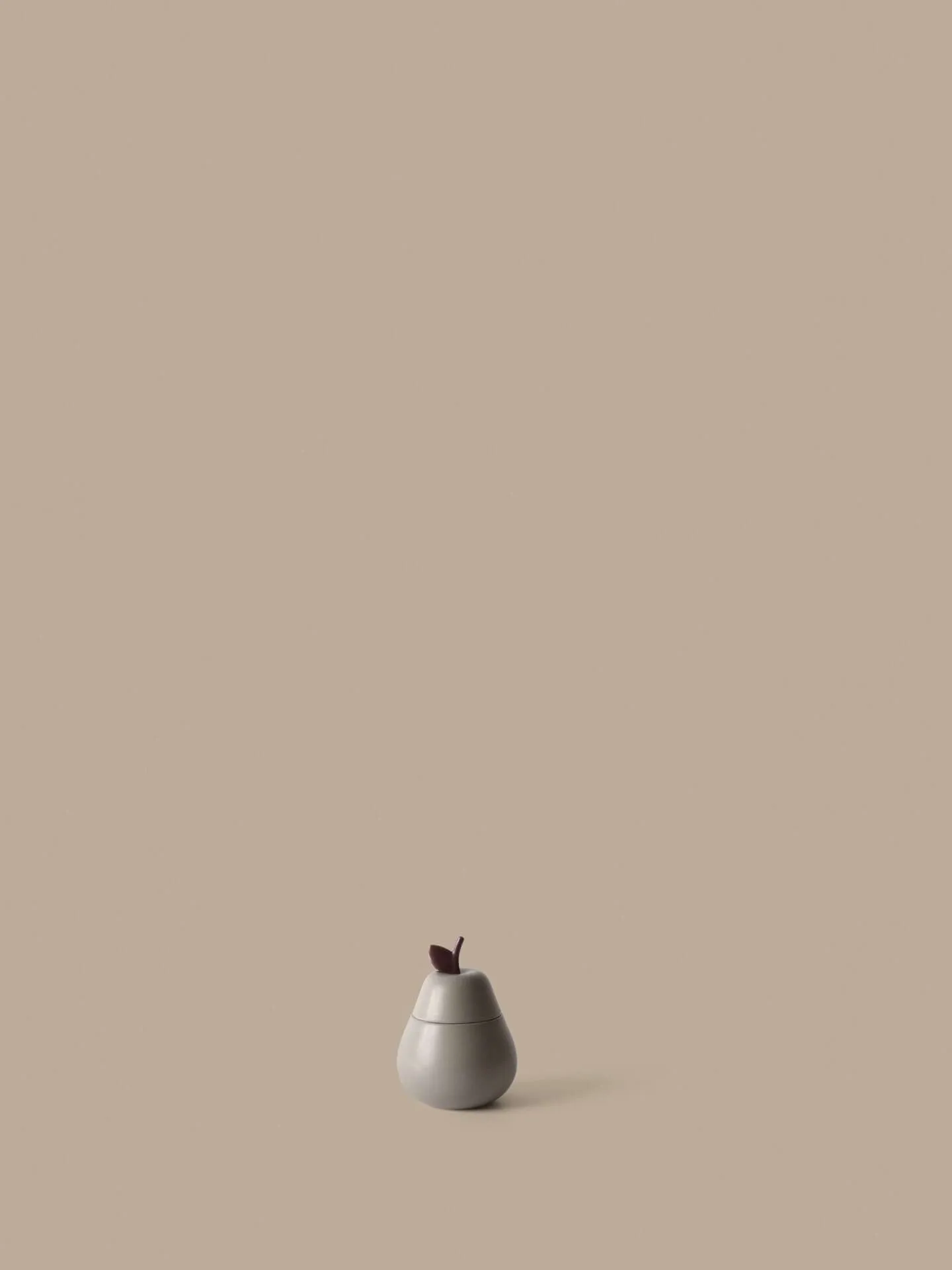 Pear taça de cerâmica com tampa, Cashmere Ferm Living