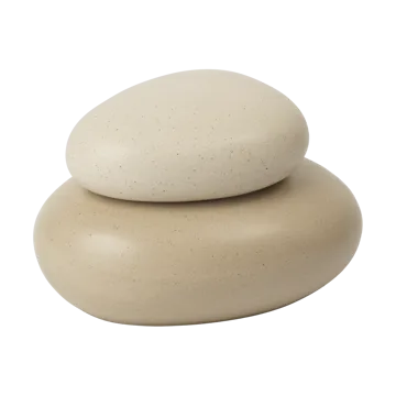 Pebble ask medium - Sand/Cream - Ferm Living