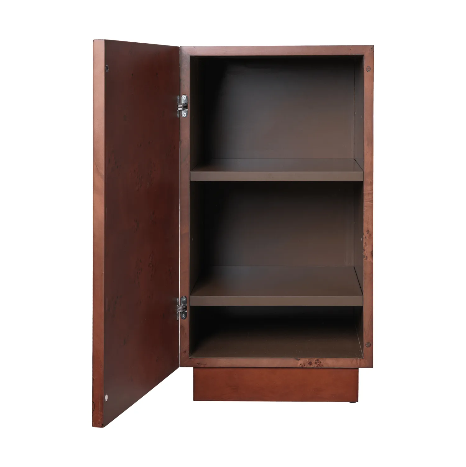 Pedestal Burl Side Table, Escurecido Ferm Living