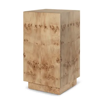 Pedestal Burl Side Table - Natural - Ferm Living