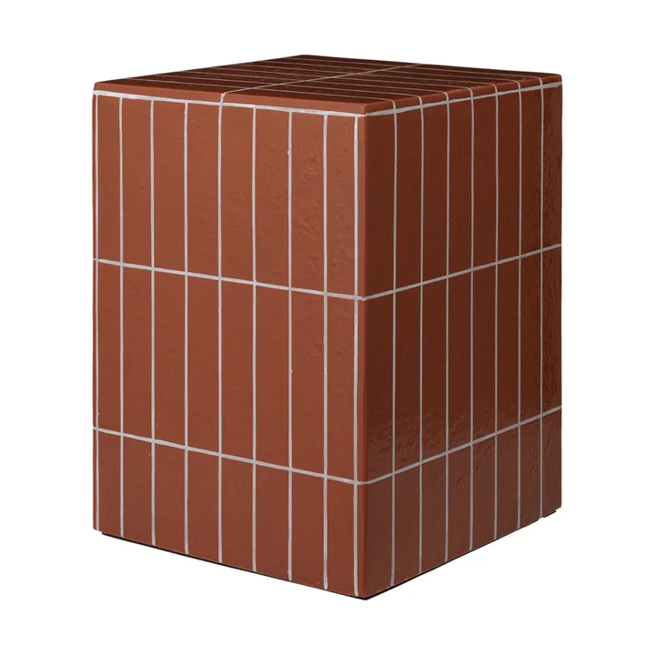 Pillar mesa lateral - Castanho, 32x32x42 cm - Ferm Living