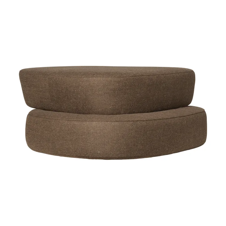 Plyo staple ottoman - Castanho escuro - Ferm Living