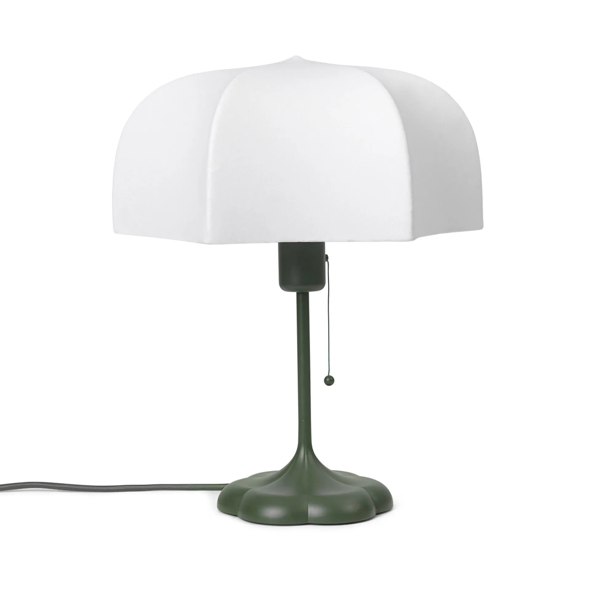 Poem candeeiro de mesa Ø30x42 cm, Branco-verde grama Ferm Living