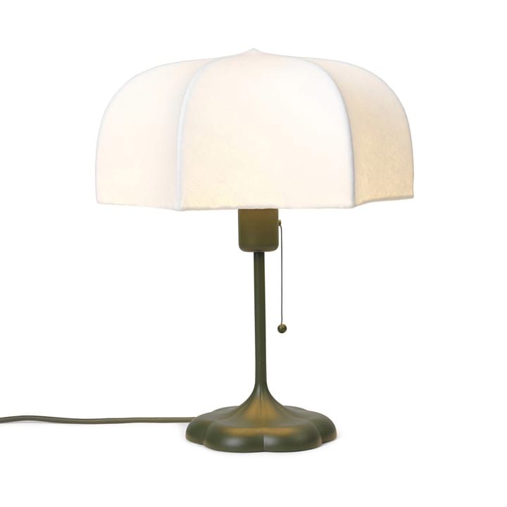 Poem candeeiro de mesa Ø30x42 cm, Branco-verde grama Ferm Living