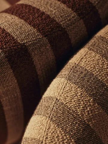 Poltrona Rico lounge chair piccolo - Louisiana, Sand-chocolate - Ferm Living