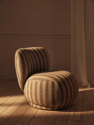 Poltrona Rico lounge chair piccolo - Louisiana, Sand-off-white - Ferm Living