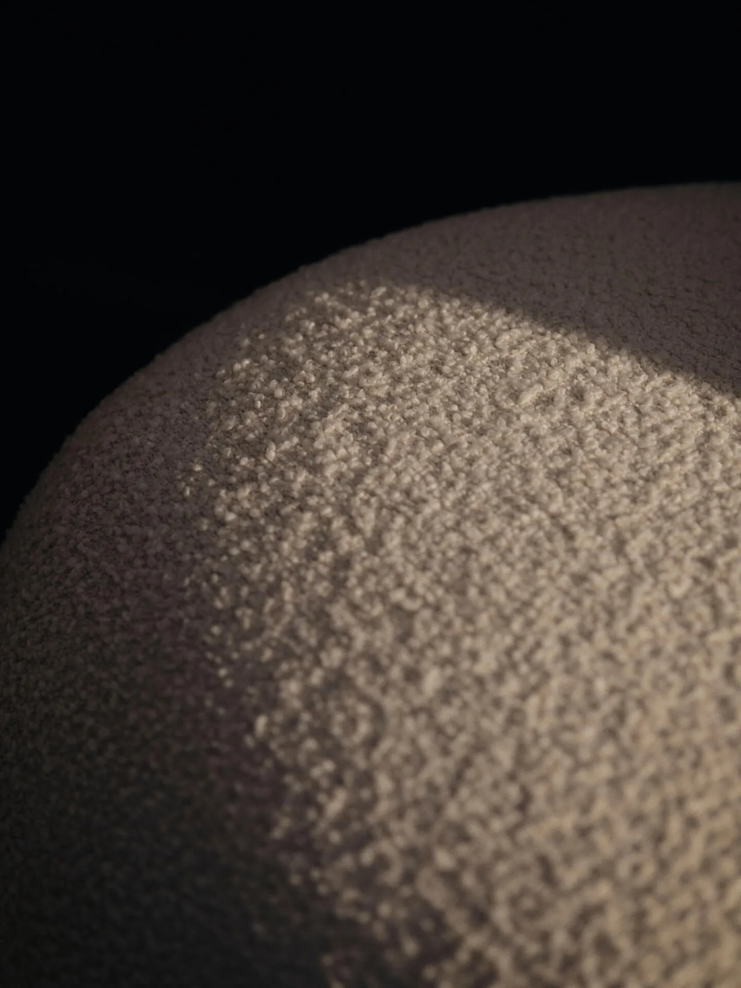 Poltrona Rico lounge chair piccolo, Nordic Bouclé-Off-white Ferm Living