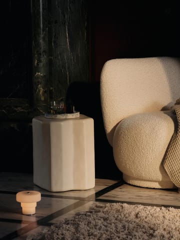 Poltrona Rico lounge chair piccolo - Nordic Bouclé-Off-white - Ferm Living