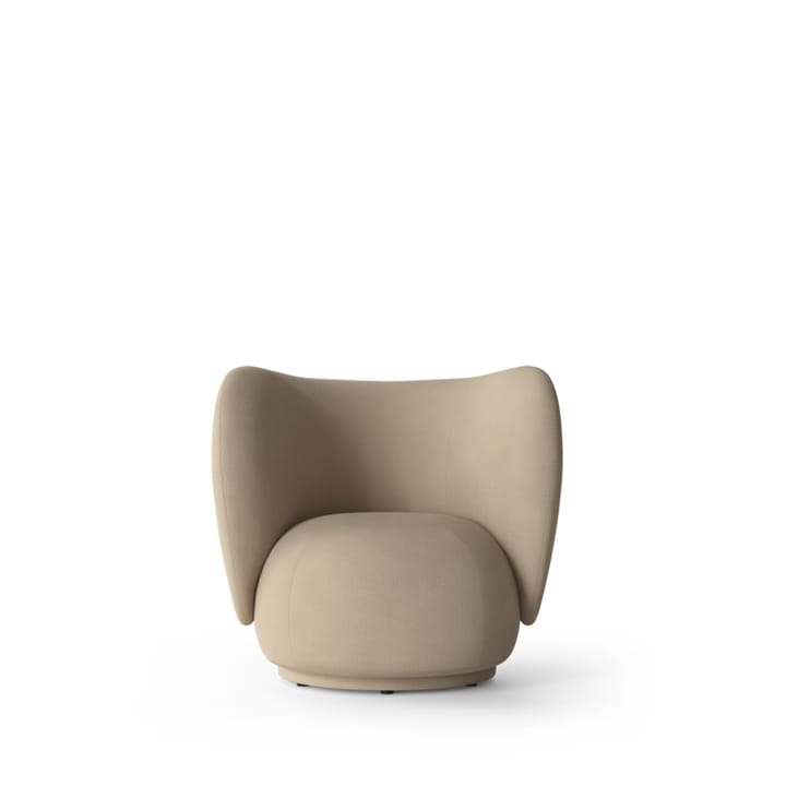 Poltrona Rico lounge chair - Sand, escovado - Ferm Living