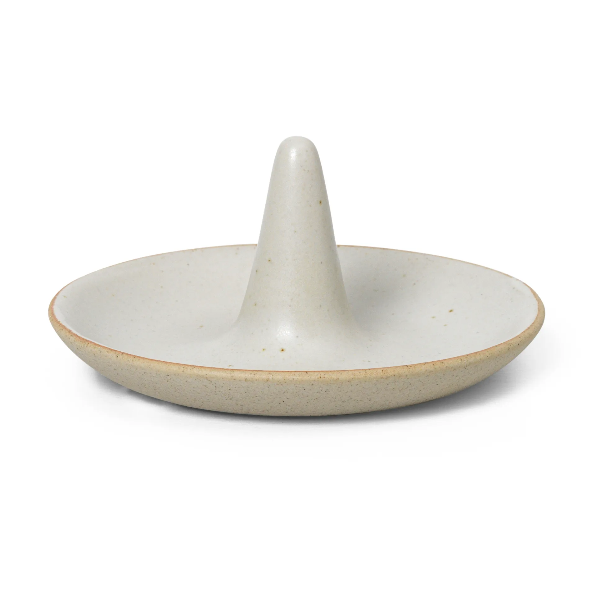 Porta anéis Ring Cone, Off-white speckle Ferm Living