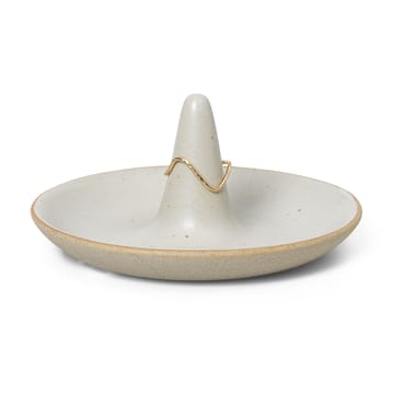 Porta anéis Ring Cone - Off-white speckle - Ferm Living