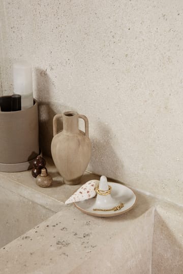 Porta anéis Ring Cone - Off-white speckle - Ferm Living