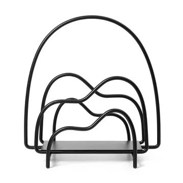 Porta jornais Lithos - Preto - Ferm Living