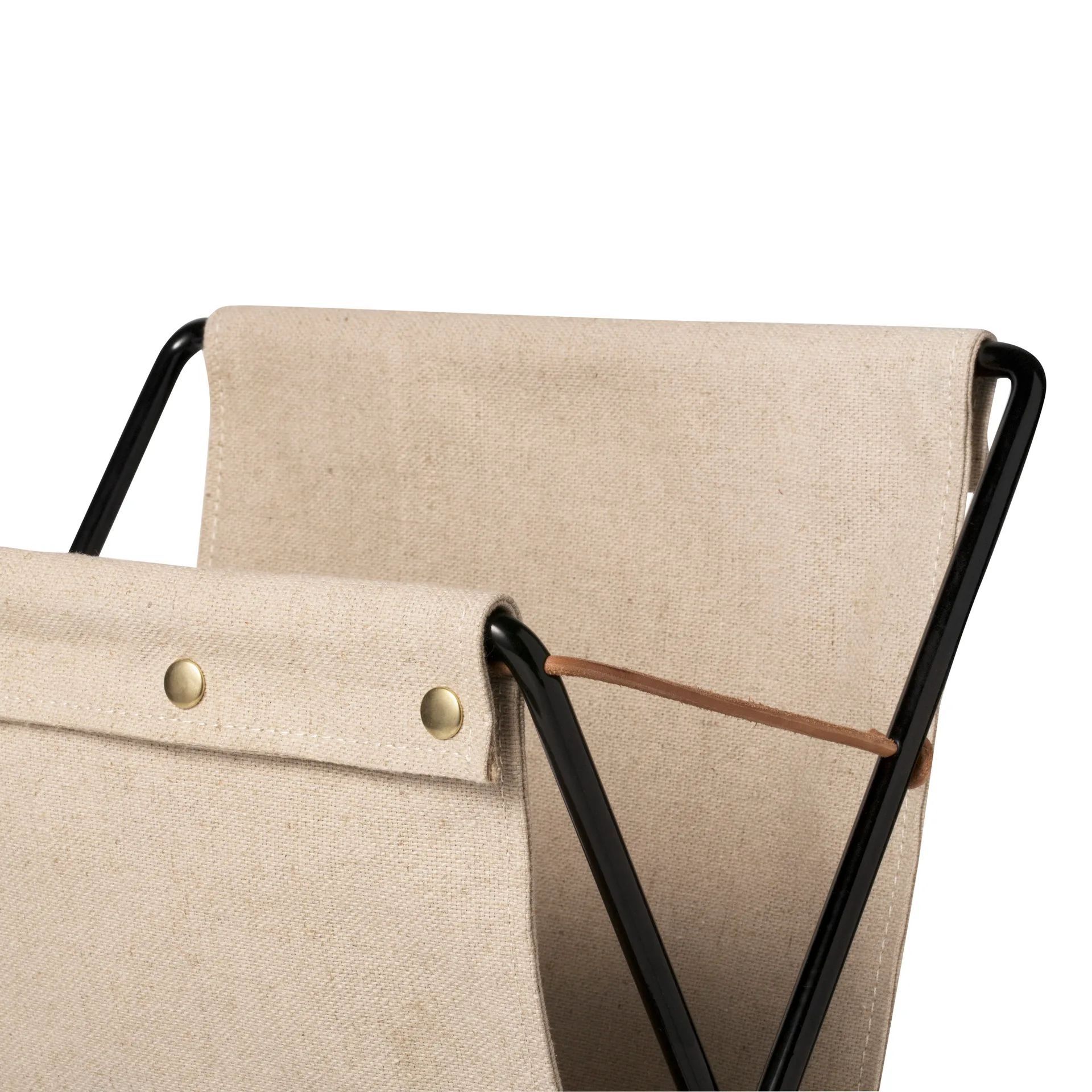 Porta revistas Herman, preto Ferm Living