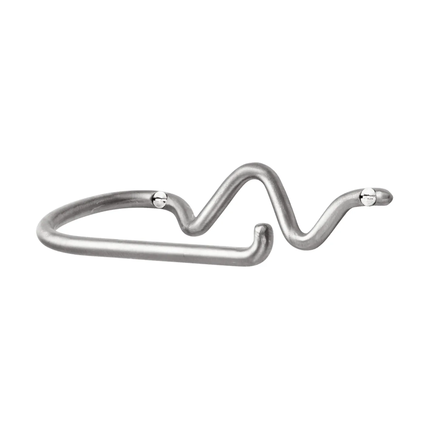 Porta-rolos de casa de banho Curvature, Aço inoxidável Ferm Living