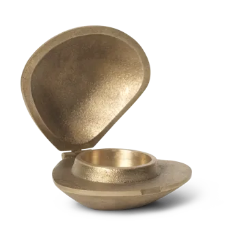 Porta-vela Clam - Latão - Ferm Living