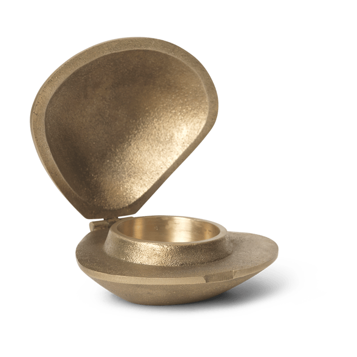 Porta-vela Clam - Latão - Ferm Living