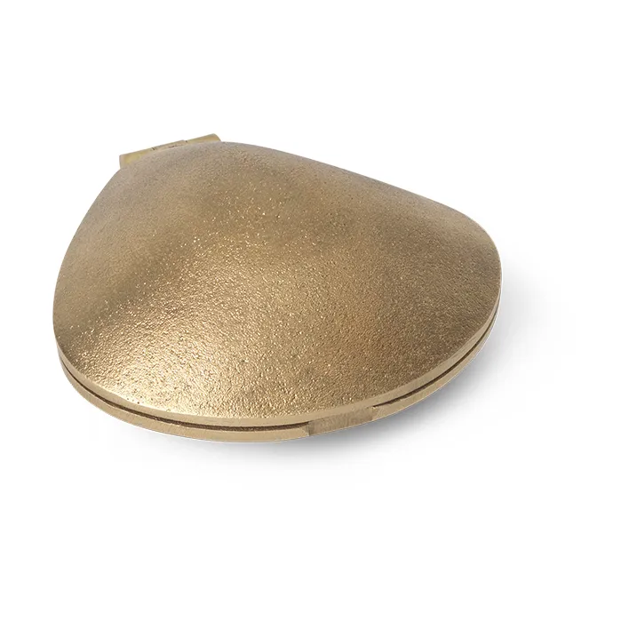 Porta-vela Clam, Latão Ferm Living