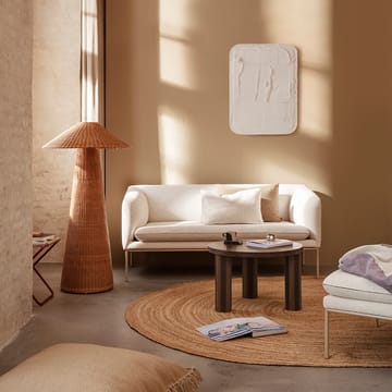 Post mesa de centro - Carvalho fumado, pequeno, linhas - Ferm Living