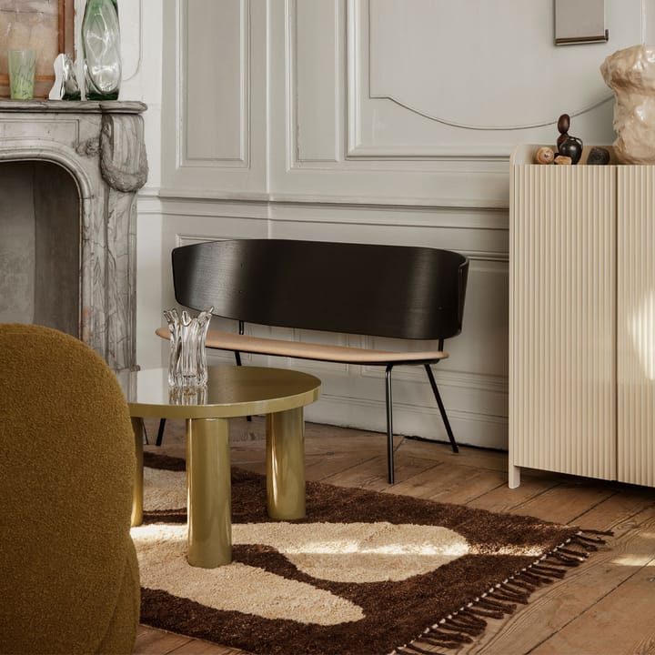 Post mesa de centro, Carvalho fumado, pequeno, linhas Ferm Living