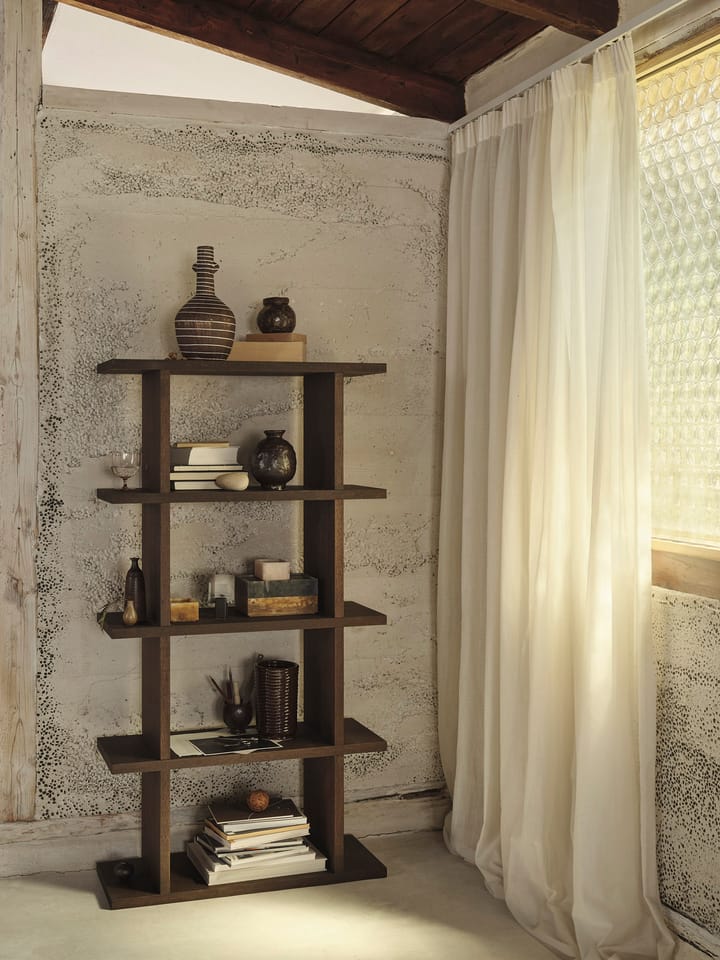 Prateleira Kona 1x4, Dark stained Ferm Living