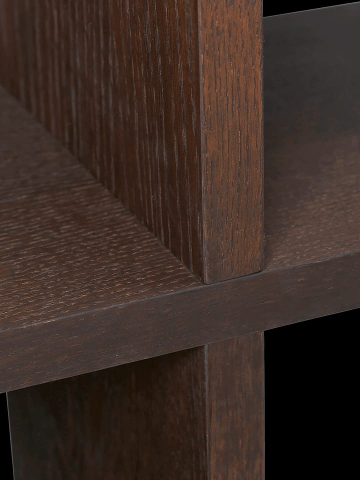 Prateleira Kona 2x2, Dark stained Ferm Living