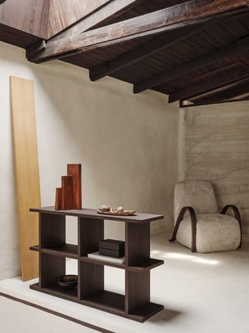Prateleira Kona 2x2 - Dark stained - Ferm Living