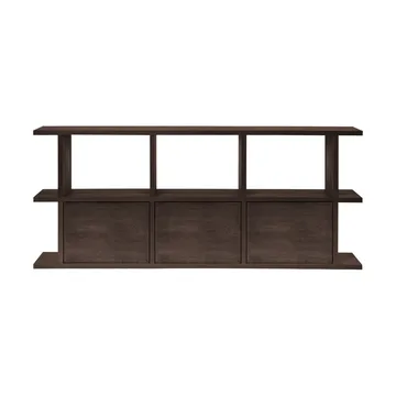 Prateleira Kona 3x2 - Dark stained, incl. 3 módulos de armário - Ferm Living